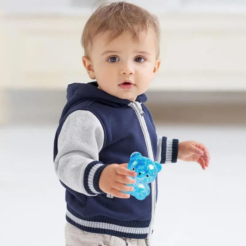 Fidget Bear Toy Squishies Glitter Gummy Bear