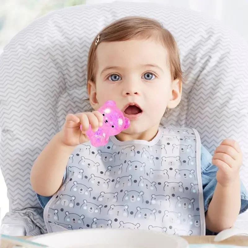 Fidget Bear Toy Squishies Glitter Gummy Bear